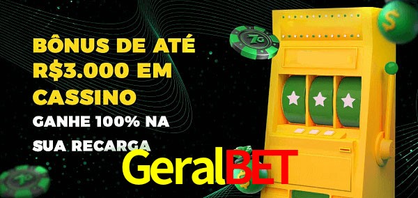 Geralbet melhor bônus de depósito